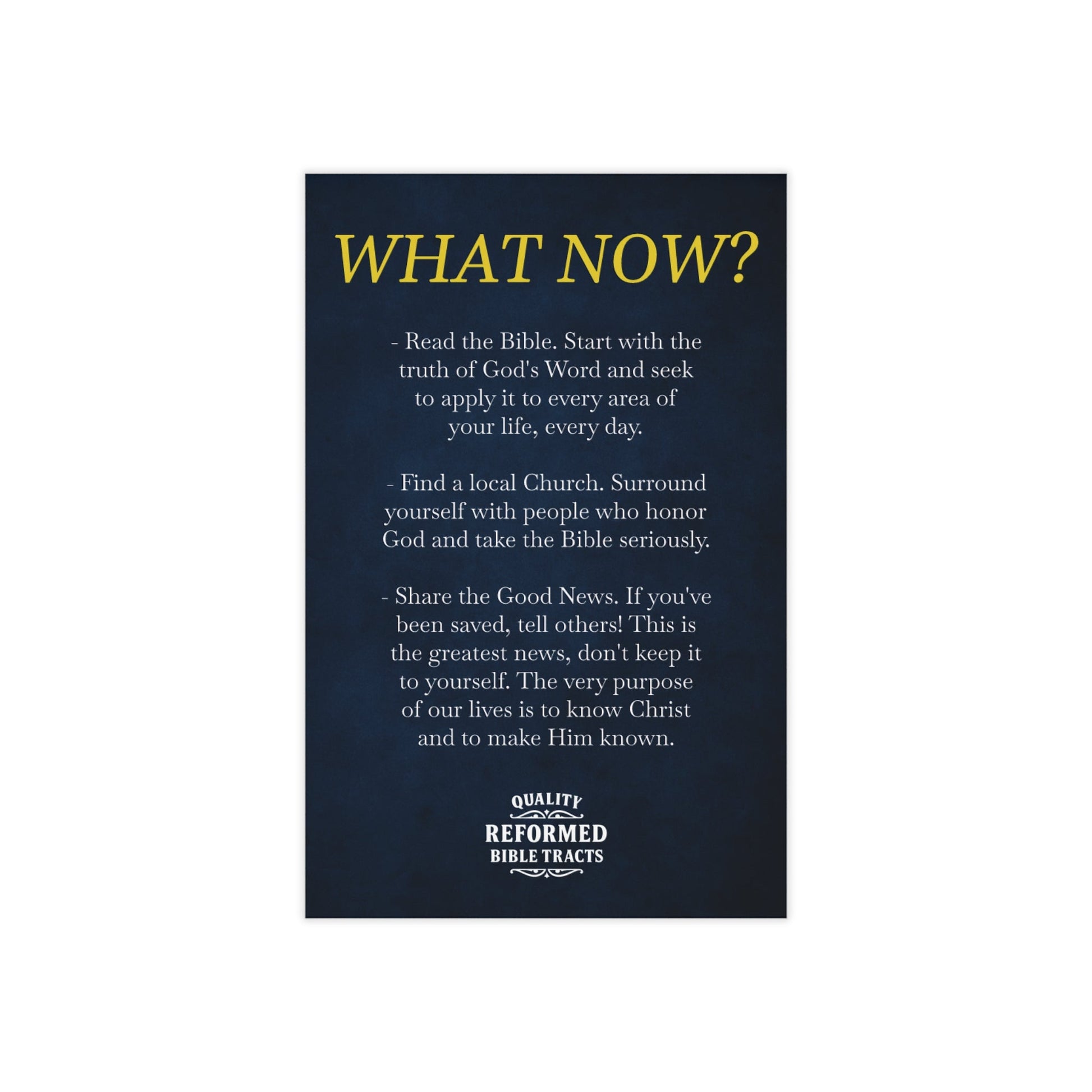 Good News Bible Tract