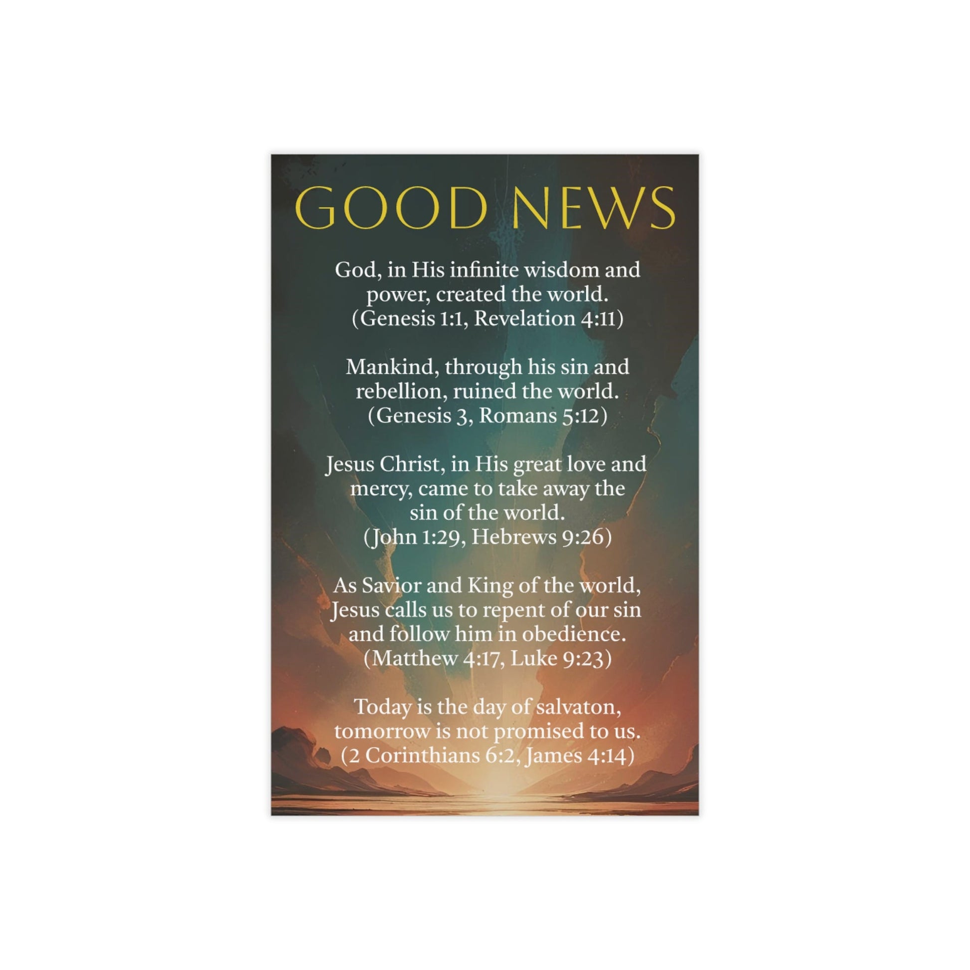 Good News Bible Tract